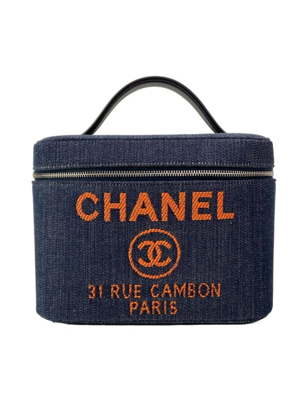Chanel Vanity Bag Deauville Navy